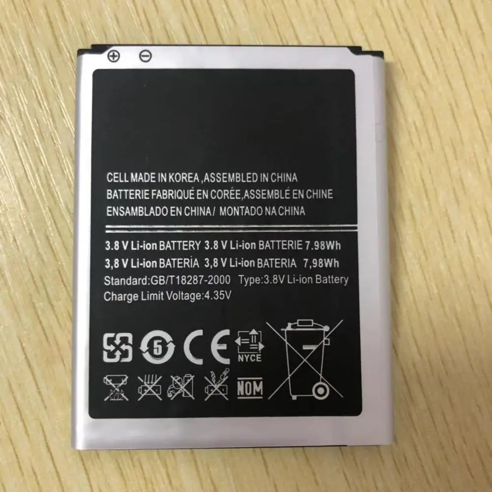 Nové EB535163LU Li-ion Batériu Mobilného Telefónu Samsung Galaxy Grand Neo/Lite/i9060/9060/GT-I9060,GT-I9062,2100mAh,Vysoko Kvalitné,