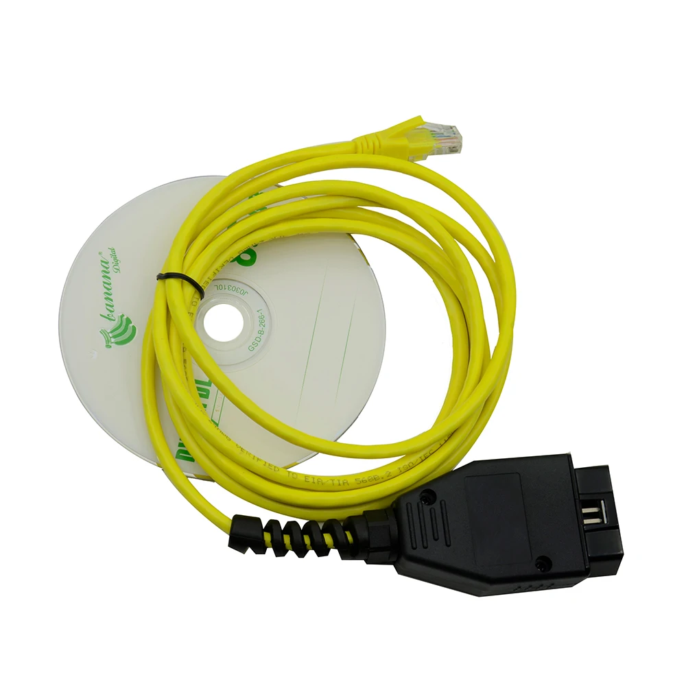 NOVÉ Ethernet na OBD Pre BM*W F Series ENET Kábel E-SYS ICOM 2 Kódovanie Bez CD ESYS ICOM Kódovanie Diagnostický Nástroj