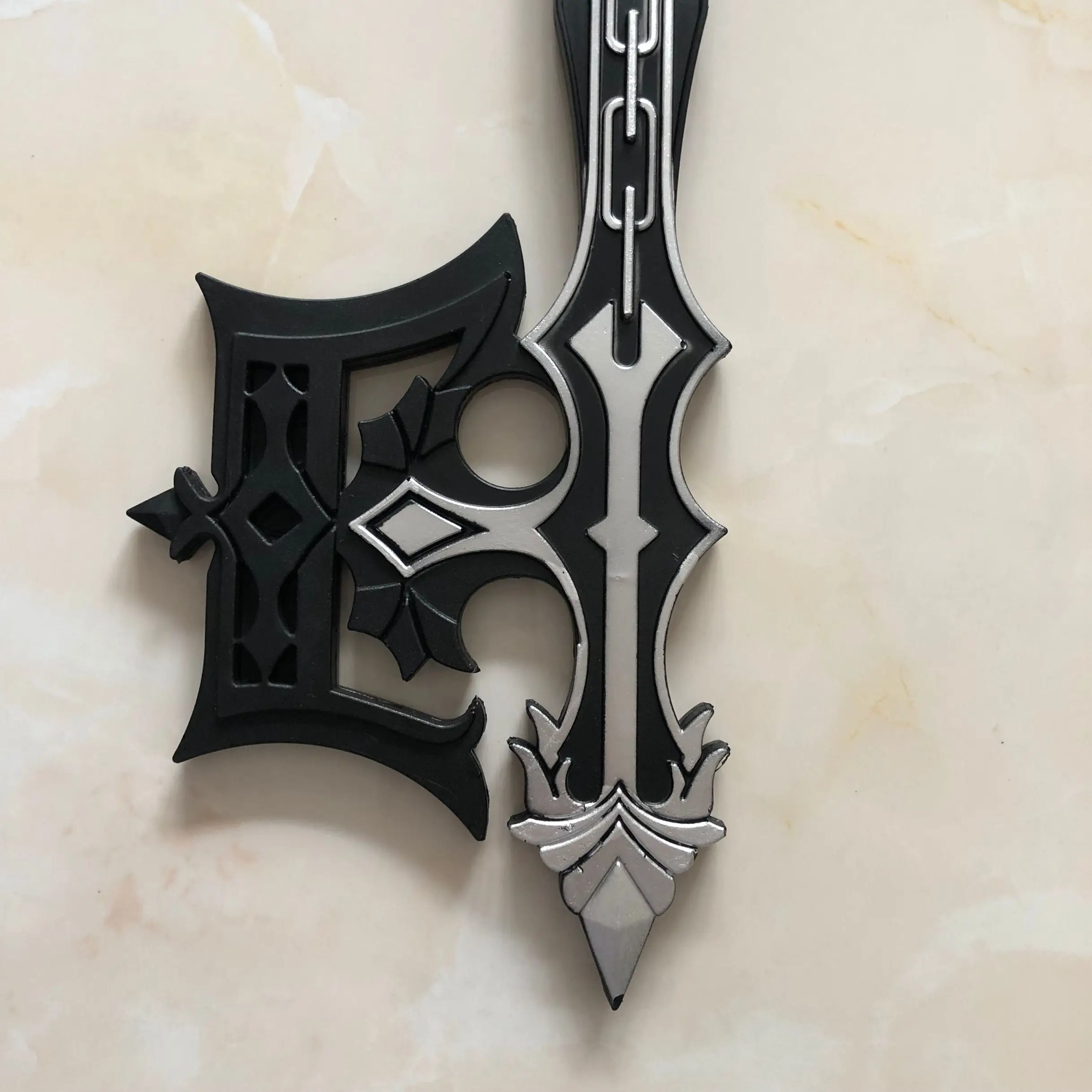 Nové Kráľovstvo Srdce Čierne tlačidlo cosplay zbraň Prop hračka meč Detí darček