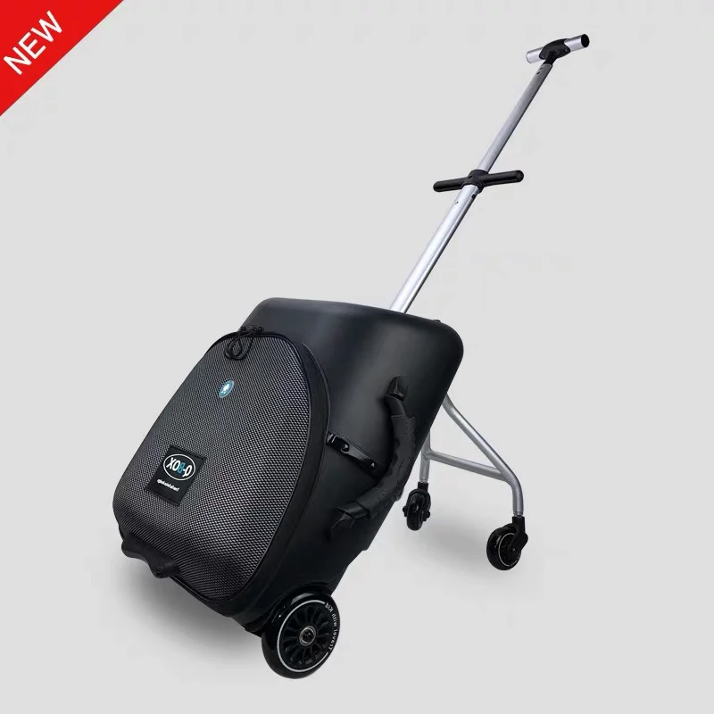 Nové Lazy koľajových batožiny, palubný cestovný kufor dieťa vozík vec na kolesá pre dieťa batožiny auto môžete sedieť carry-ons vozíka box
