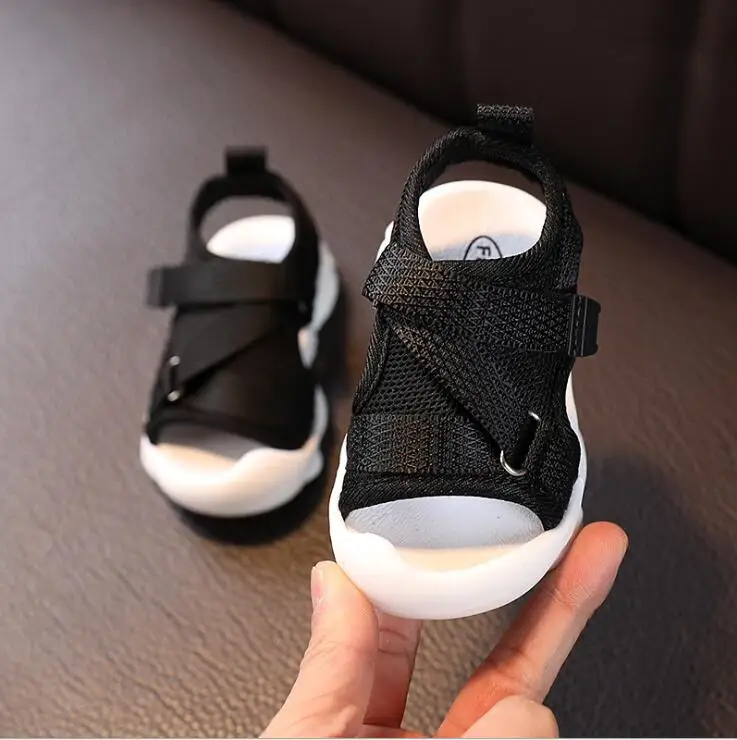 Nové letné deti sandále značky otvorené prst batoľa chlapci ortopedické sandále šport oka dieťa boys sandále, topánky