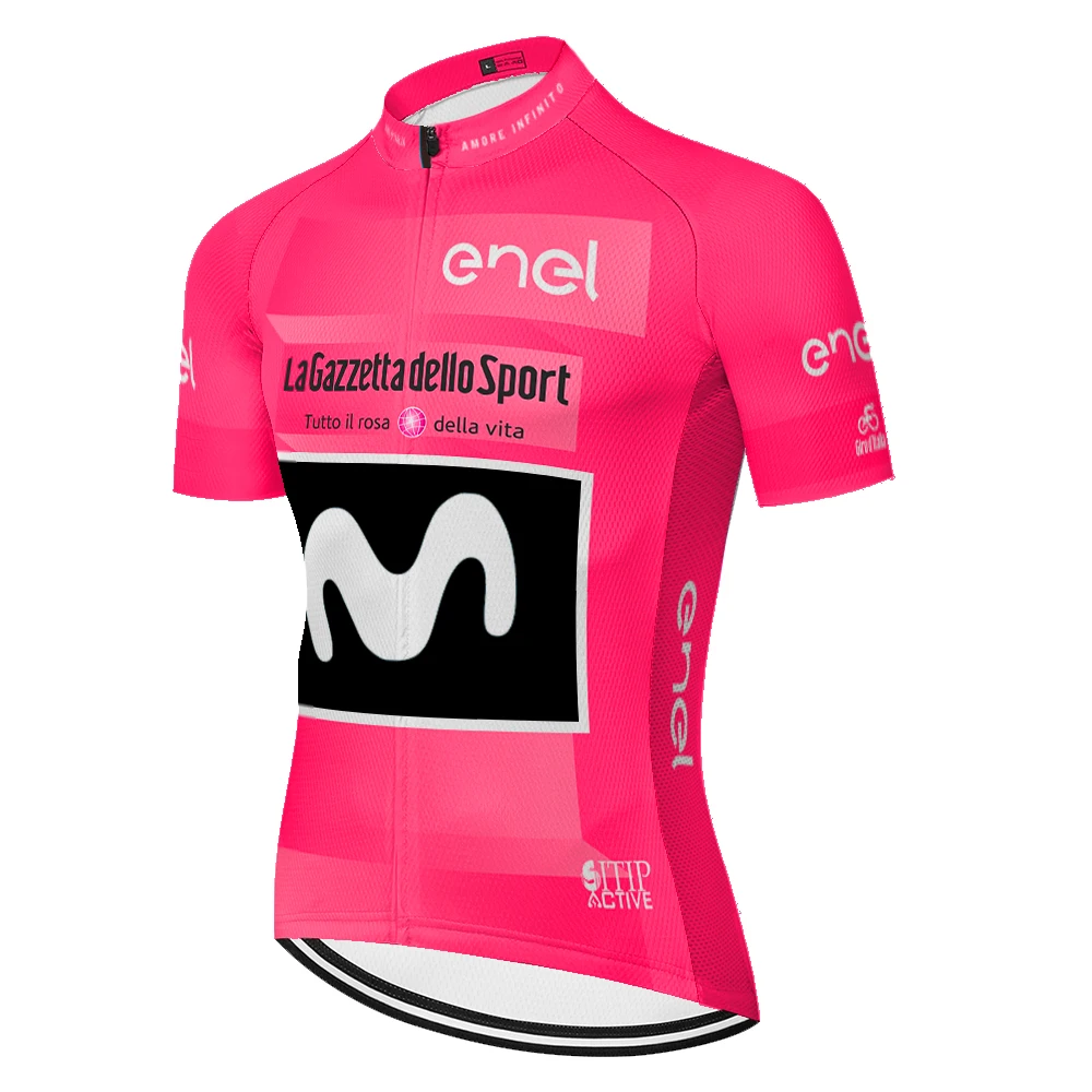 Nové Movistar cyklistika dres Lete Racing Krátky Rukáv Bicykli Jersey Tričko tenue cycliste homme pro team 2020
