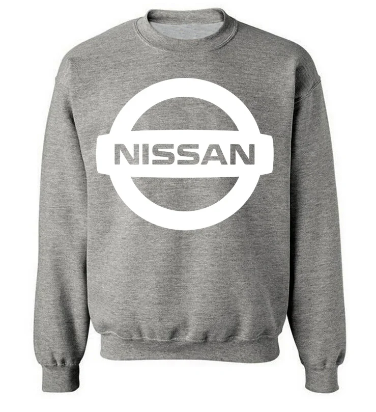 Nové Módne Bavlna Mužov Hoodies Nissan Auto Logo Tlače Fleece O-Krku pulóvre, Mikiny HipHop Harajuku Streetwear Oblečenie Mužov