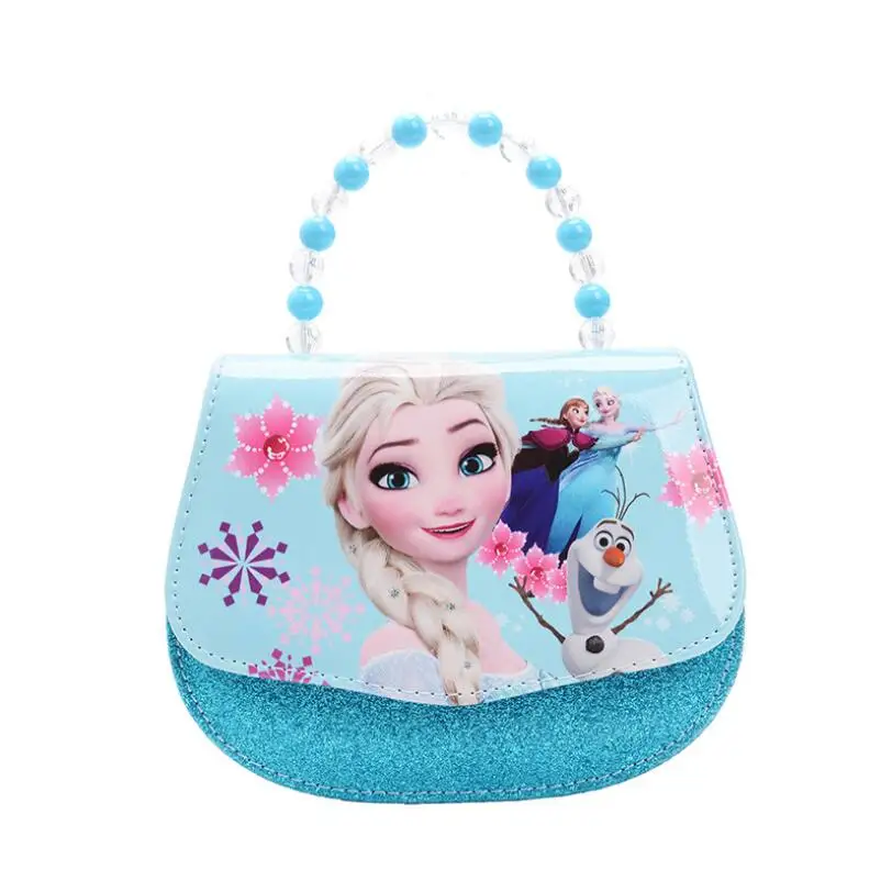 Nové Módne Cartoon Elsa Princezná Vzor Tlače Deti Kabelka Krásne Deti Ramenní Taška Dievčatá Snehová Kráľovná tašky cez Rameno