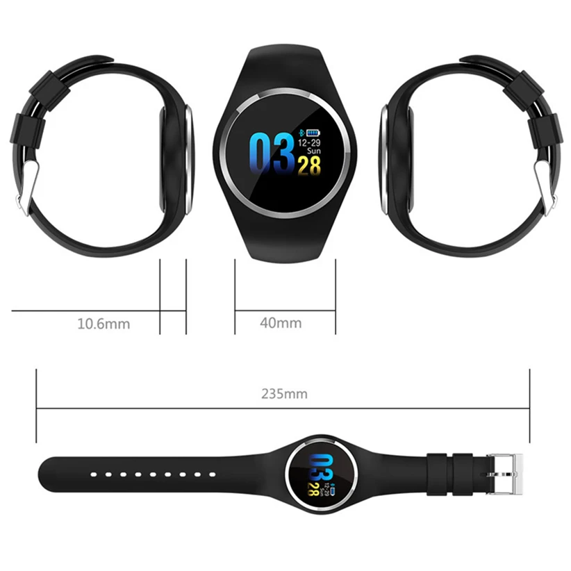 Nové Módne Q1 Smartwatch pre Ženy, 0.96 lcd Farebný Monitor Srdcovej frekvencie Smartwatch Silica Gel Elektronické Život Nepremokavé na Zápästie