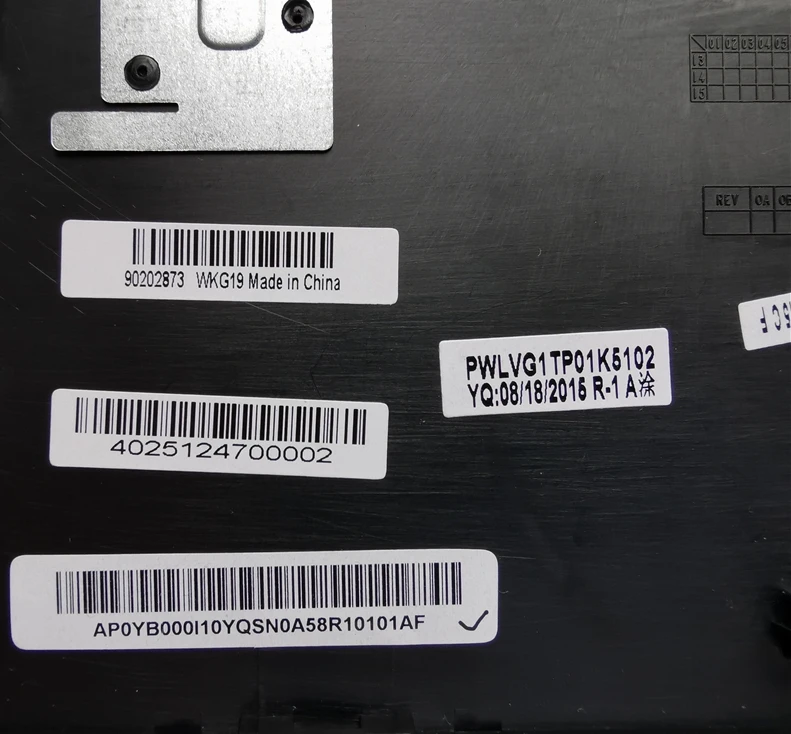 Nové od spoločnosti Lenovo G500S G505S notebook prípad C prípade Opierky s touchpadom 90202873 kryt plášťa držiak AP0YB000I10