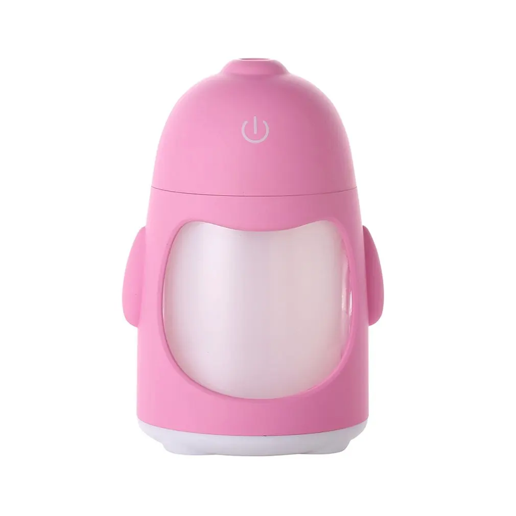 Nové Penguin Nočné Svetlo Zvlhčovač Vzduchu Mini USB Stlmiť Hmly Maker Fogger Home/Office/Auto Difúzor