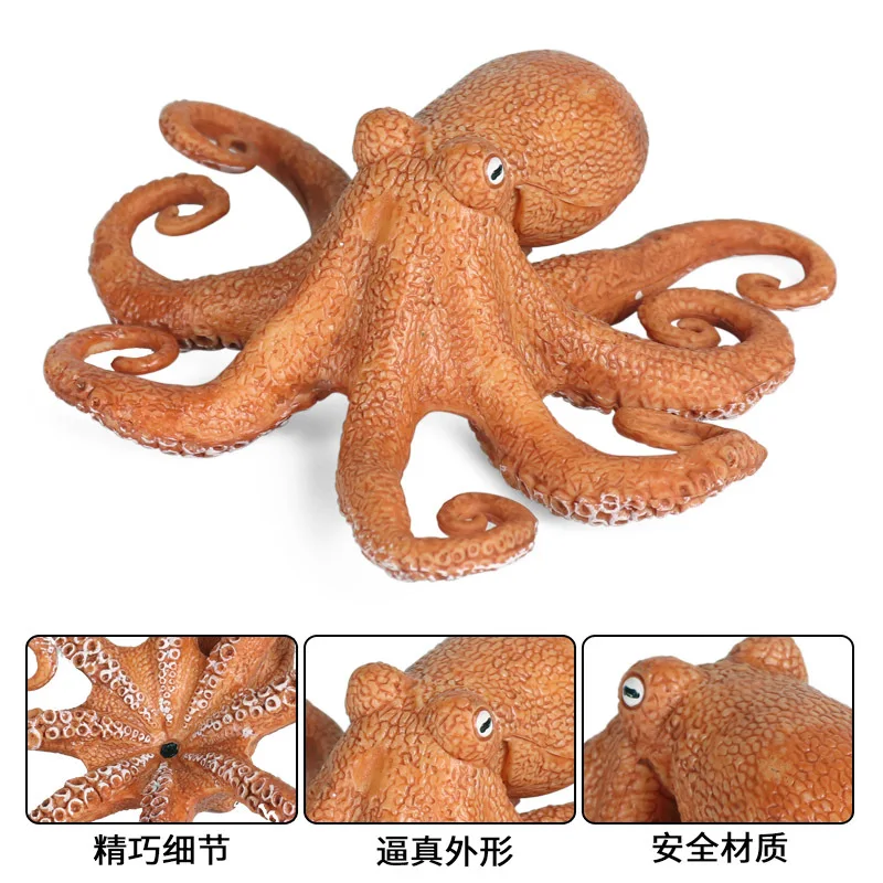 Nové Simulácie Morský Živočích Toy Model Plastové Octopus Squid Octopus Hračka Morského Života Voľne Žijúcich Zvierat Model Tichom Party Dekorácie