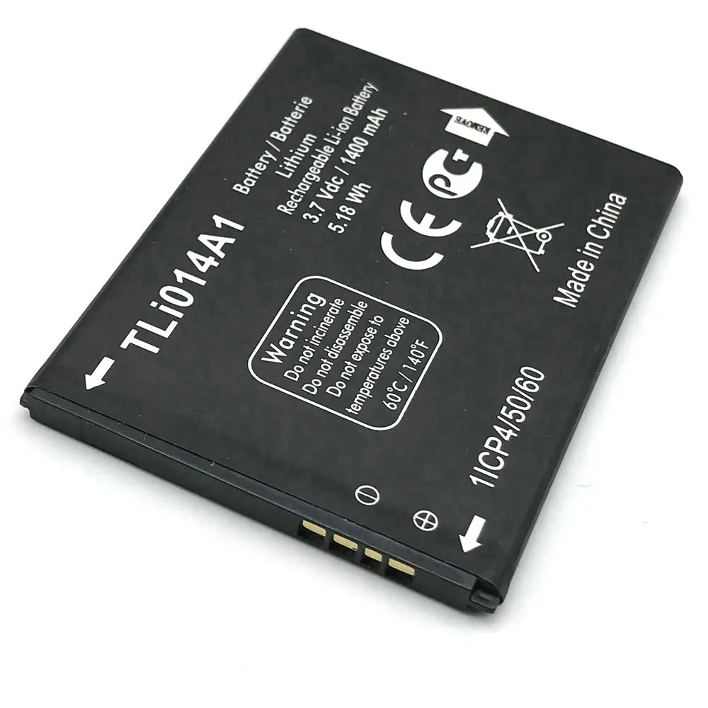 Nové Tli014a1 3,7 V 1400mAh Kvalitné Batérie pre Alcatel One Touch 5020 5020D SZ-5020 mobilný telefón