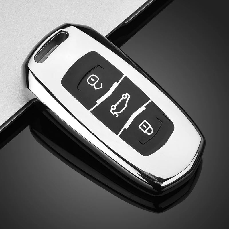 Nové TPU Kľúča Vozidla Prípade Geely Atlas Boyue NL3 EX7 Emgrand X7 EmgrarandX7 SUV GT GC9 Borui Auto Smart Key puzdro Keychain