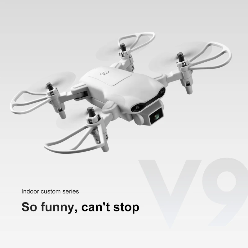 Nové V9 Mini Drone 4K 720P HD Kamera WiFi Fpv Tlak Vzduchu, nadmorská Výška Podržte Šedá Hučí Skladacia Quadcopter S Kamerami RC Dron Hračka