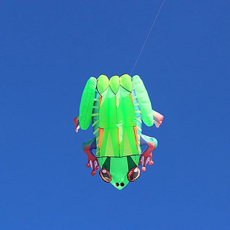 Nové Veľké 3D Žaba Kite Mäkké Automatický Nafukovací Kite Zvierat, Hmyzu Dieťa Kite Vonkajšie Športové Lietanie Nástroj na Jednoduché Lietať