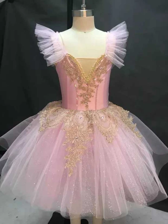 Nové Ženské detský Balet Tutu Sukne Giselle Labutie Biela Romantickom Štýle Dlho Balet Tutu Tanečné Kostýmy Balerína Šaty