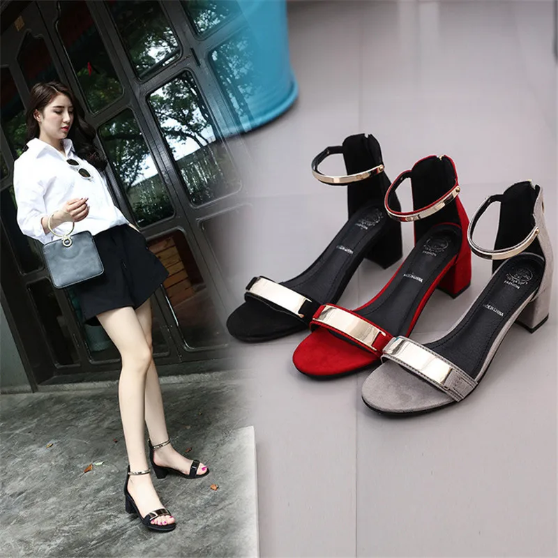 Nové ženské sandále pracky na Obuv Pre Ženy, Vysoké podpätky Letné Topánky nové Dámske elastické tkaniny Ženy Sandále