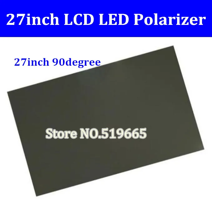 Nový 27 palec 90 stupňov Lesklý 27 palcový LCD Polarizer Polarizačný Film na LCD LED IPS Displej pre TV