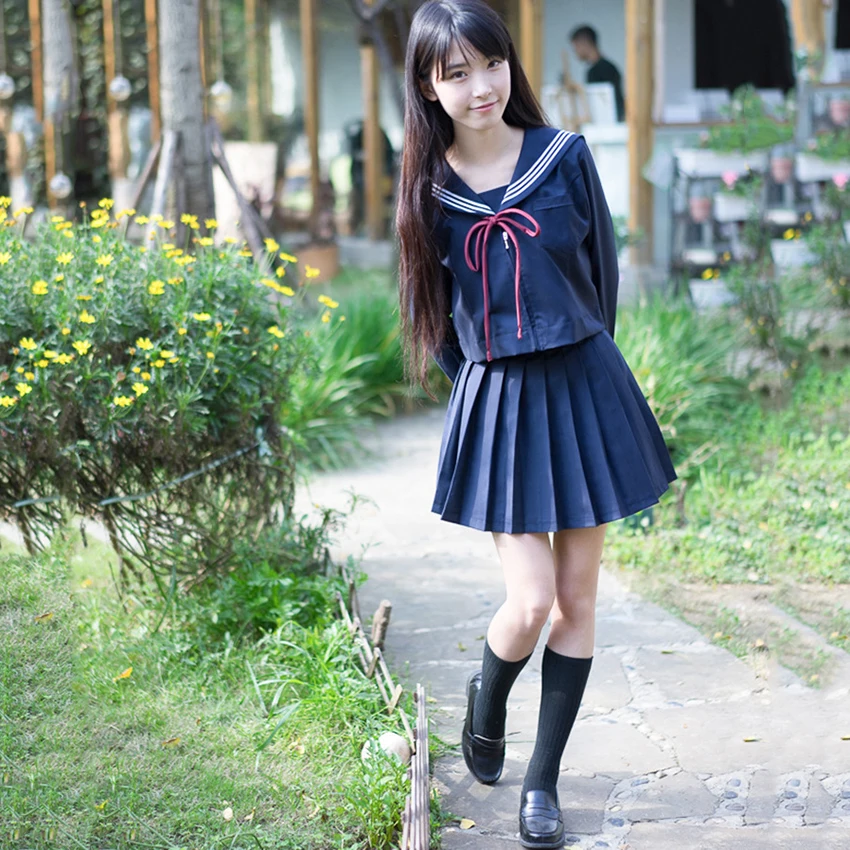 Nový Japonský Štýl kórejský Kawaii Dievčatá JK S-5XL Vysoké Školy Jednotný Dievčatá, Ženy Novinka Námorník Obleky, Uniformy Anime Sukne