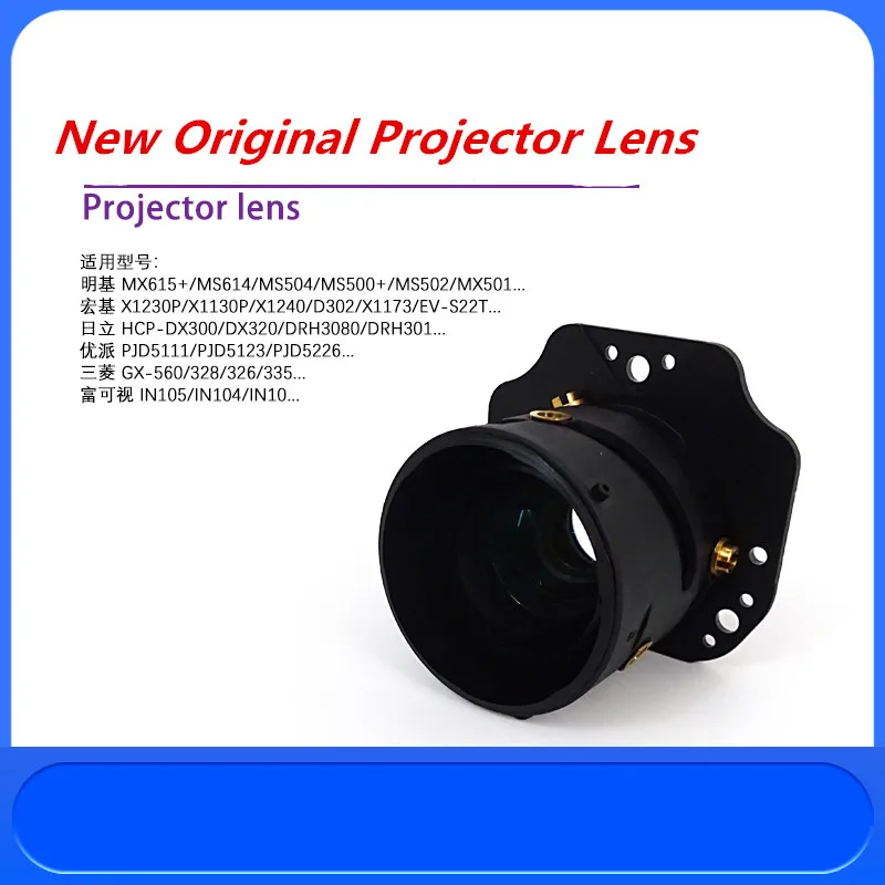 Nový, Originálny Objektív Projektora Pre MP522 MX520H MP525P EP4227 MP515 MX615+ MS614 MS504 MS500+ MS502 MX501