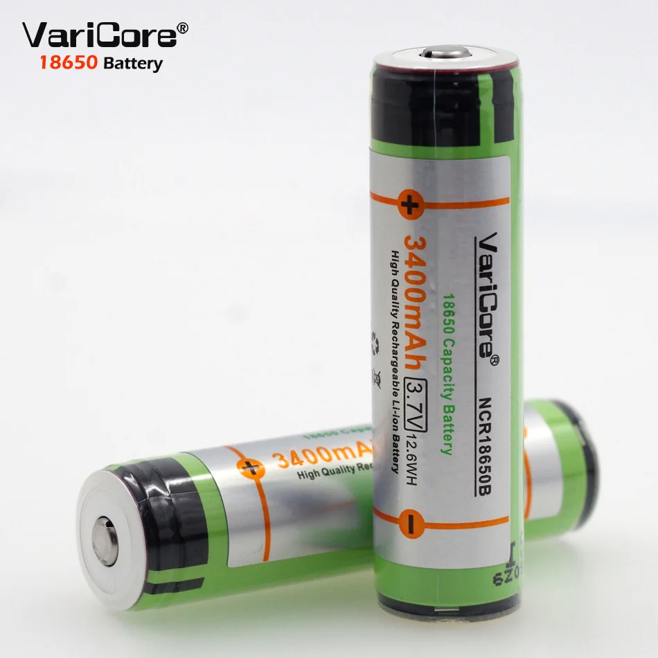 Nový, originálny VariCore 18650 3400 mAh 3.7 V lítium-iónová batéria NCR18650B +nabíjateľná batéria Ochrany PCB