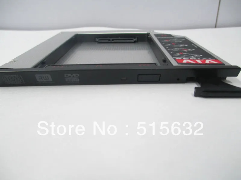 Nový plne Aluminum2nd SSD Pevný Disk HDD Caddy pre Dell E6400 E6500 E6410 E6510 M2400 M4400 M4500