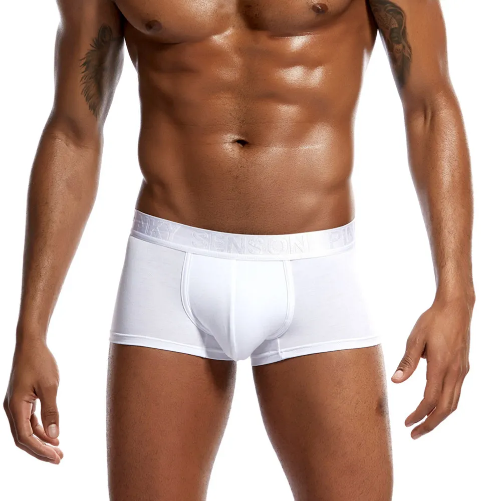 Nový Sexi Boxer Bielizeň pre Mužov Pevné Boxershorts Mužov Modálne Mäkké boxerky Gay Mužské Spodky Sleepwear