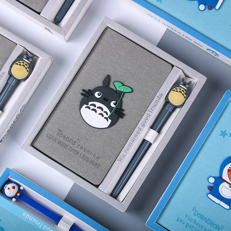 Nový záznam tvorivé komiksu, anime roztomilá bábika Miyazaki Totoro Doraemon drevené poznámkový blok poznámkový denník strane účtu darček k narodeninám