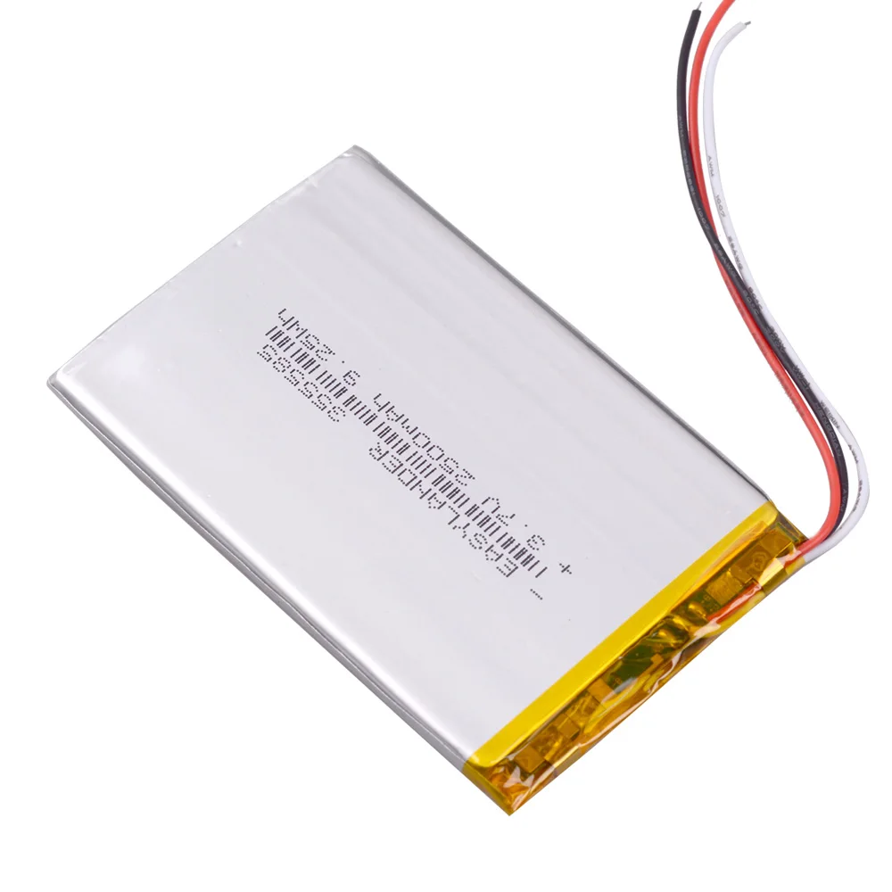 NTC 3-wire 355585 2500mAh 3,7 V Lítium-Polymérová náhradné batérie pre ebook reader boox onyx 60