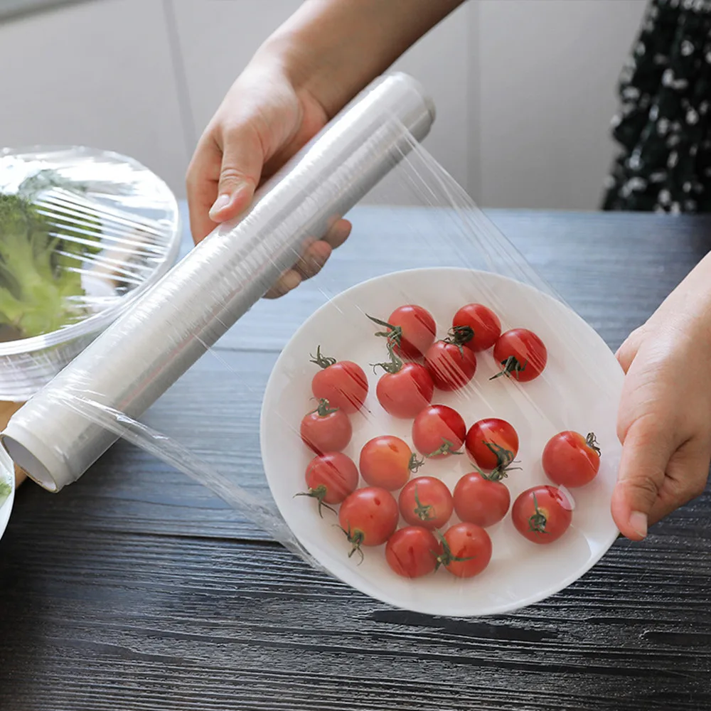 Nôž-voľné ruky-slza fólie bod-lámanie potravín film kuchyňa domácnosti veľké rožky jednorazové potravín, ovocia zábal