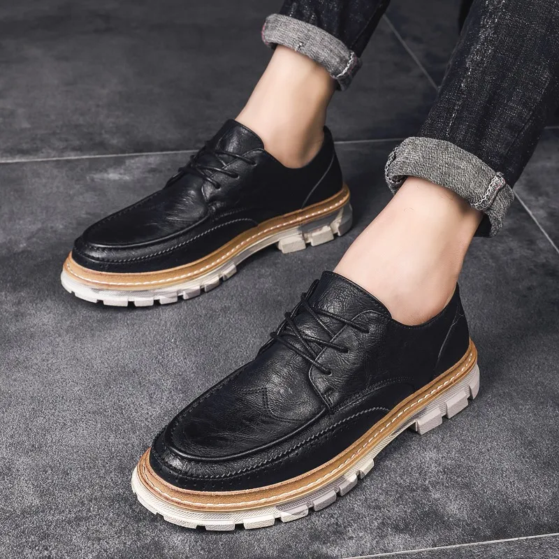 Obuv black bežné tenisky letné vysoké pánske topánky jediným vintage mens sandále business classic fashion shose voľný čas šport muž