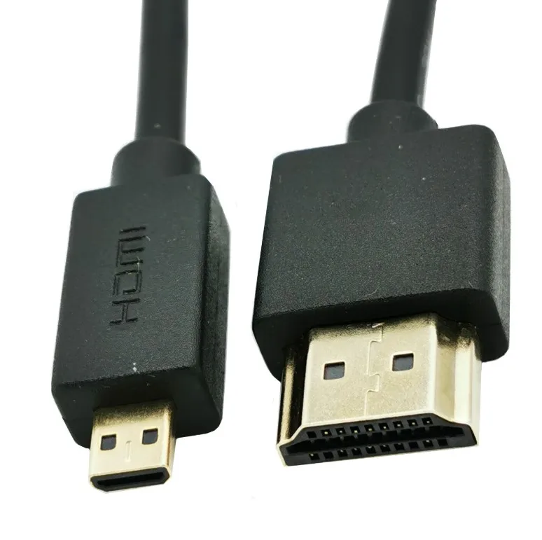 OD 3.0 mm Super Mäkké, Tenké Micro Mini HDMI Typu C samec na HDMI Káble a Mini HDMI samec Kábel 2k*4k hd @60hz Ľahké Prenosné