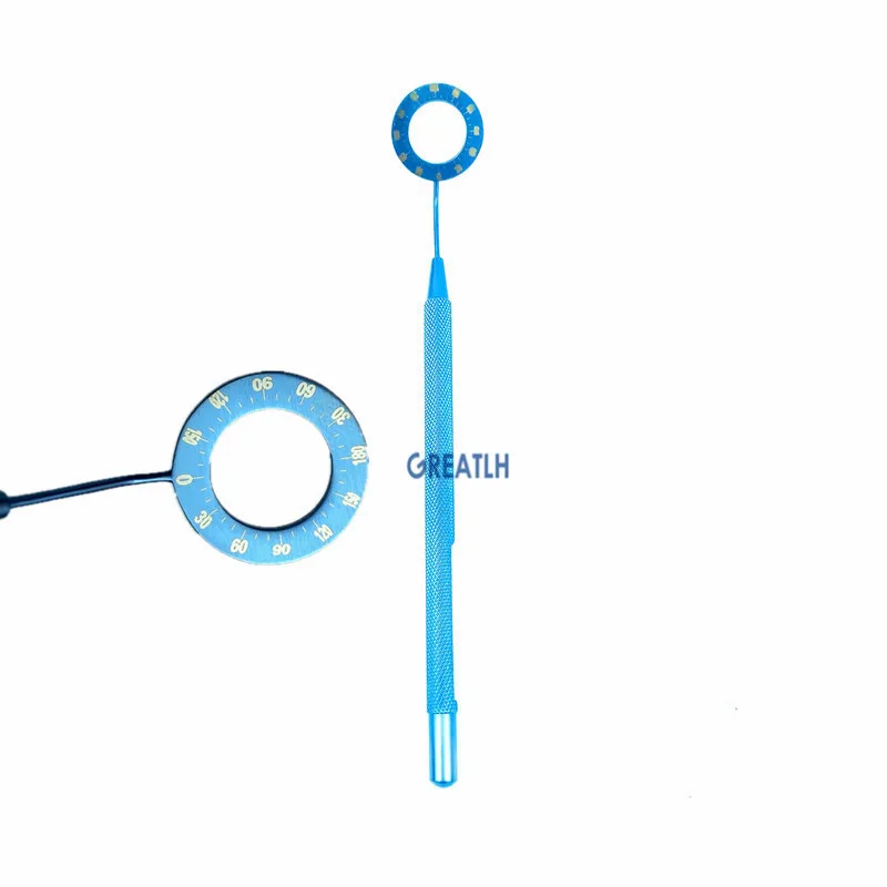Oftalmologické známky Mendeza stupeň rozchod Krúžky značku oko nástroja nástroje