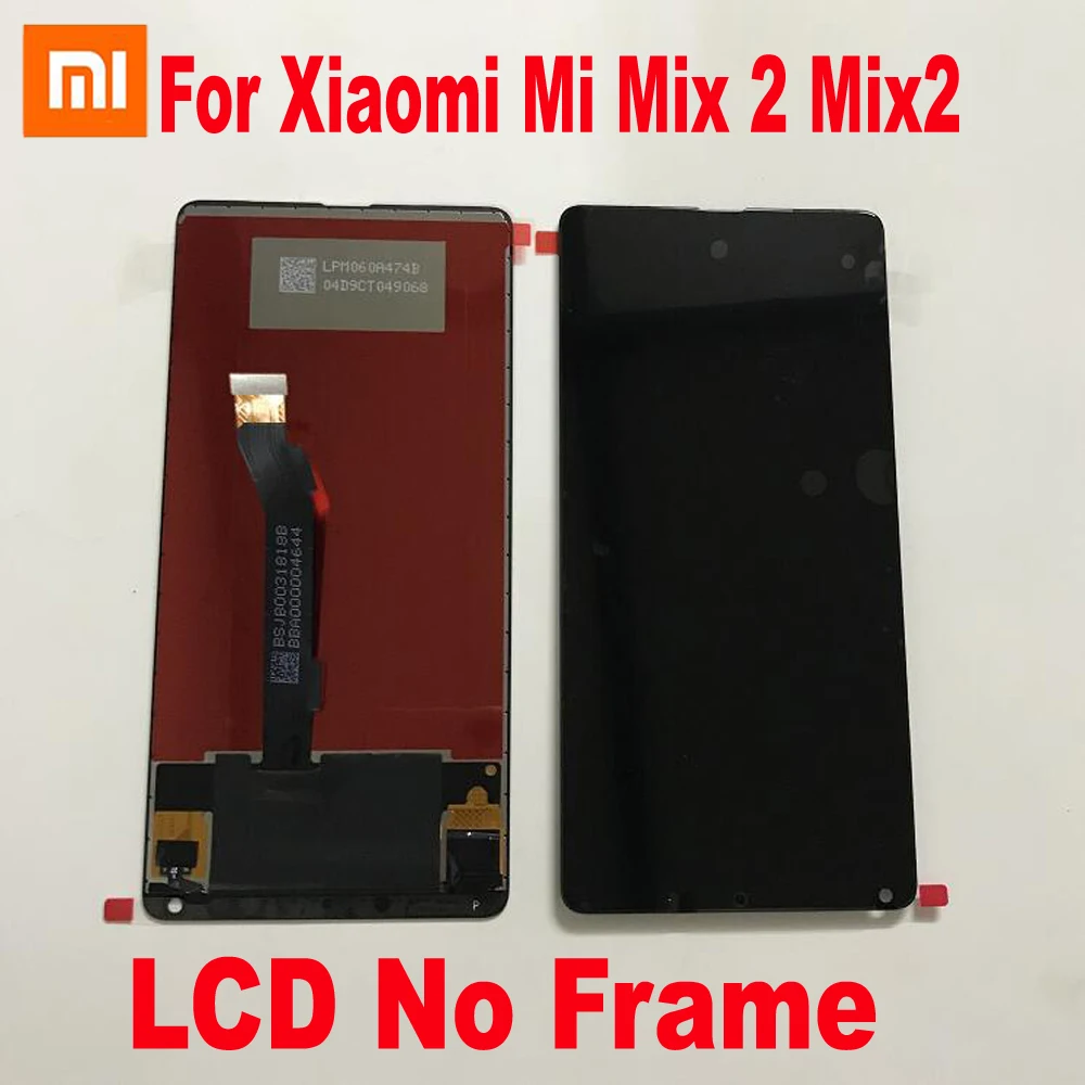 Originál Nové Pracovné Full LCD Displej Dotykový Panel Digitalizátorom. Montáž Skla Senzor + Rám Pre Xiao Mix 2 Mix2 Mi Mix 2