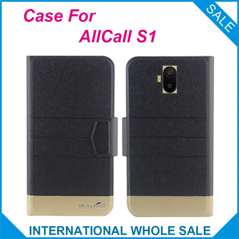 Originálne! AllCall S1 Prípade, 5 Farieb, Módne Luxusné Ultra-tenké Flip Kožený Ochranný Kryt pre AllCall S1 Telefón Prípade