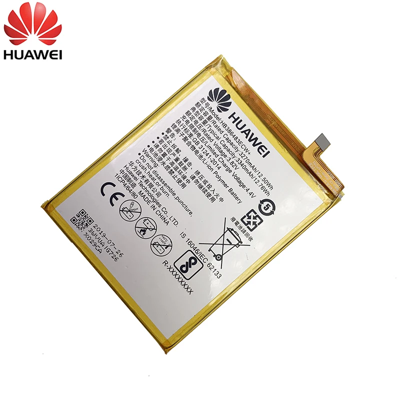 Originálne Hua Wei Batérie Telefónu HB386483ECW+ Pre Huawei Honor 6X G9 Plus Maimang 5 GR5 2017 3340mAh Náhradné Batérie