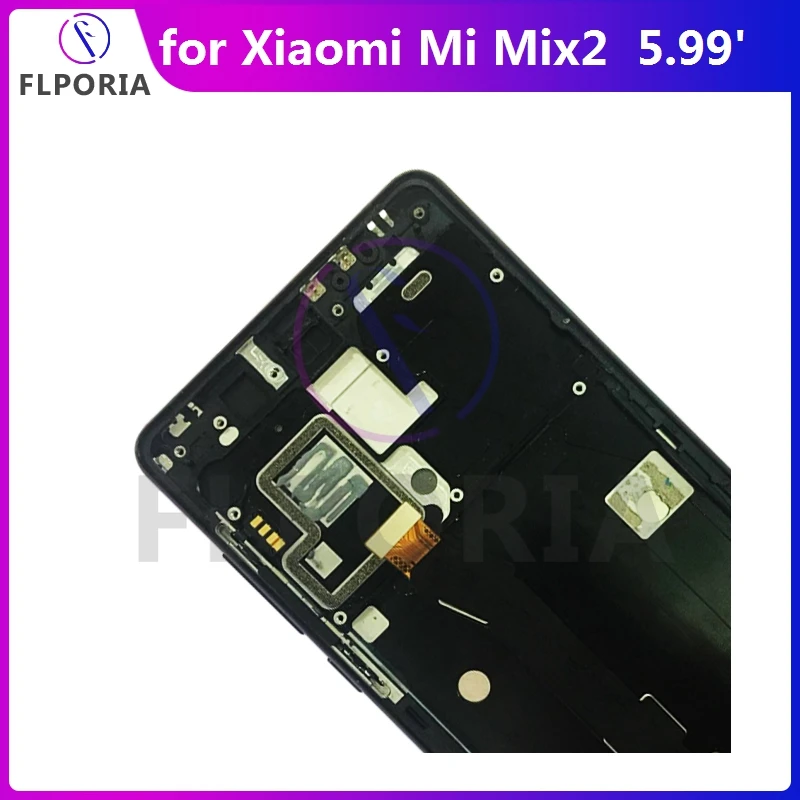 Originálne LCD pre Xiao Mi Mix 2 Mix2 Zmesi Evo LCD Displej LCD Displej s Rámom Dotykový Displej Digitalizátorom. 5.99