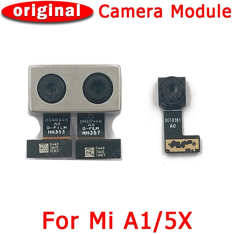 Originálne Predné a Zadné Zadná Kamera Pre Xiao Mi A1 5X Hlavným Smerom Modul Kamery Flex Kábel Výmena Náhradných Dielov