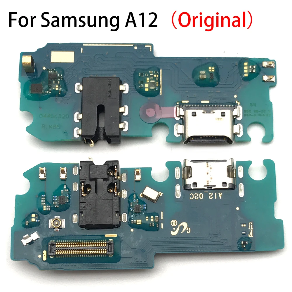 Originálne USB Rada Nabíjací Port Doske Konektor USB Rada Flex Kábel Pre Samsung Galaxy A12