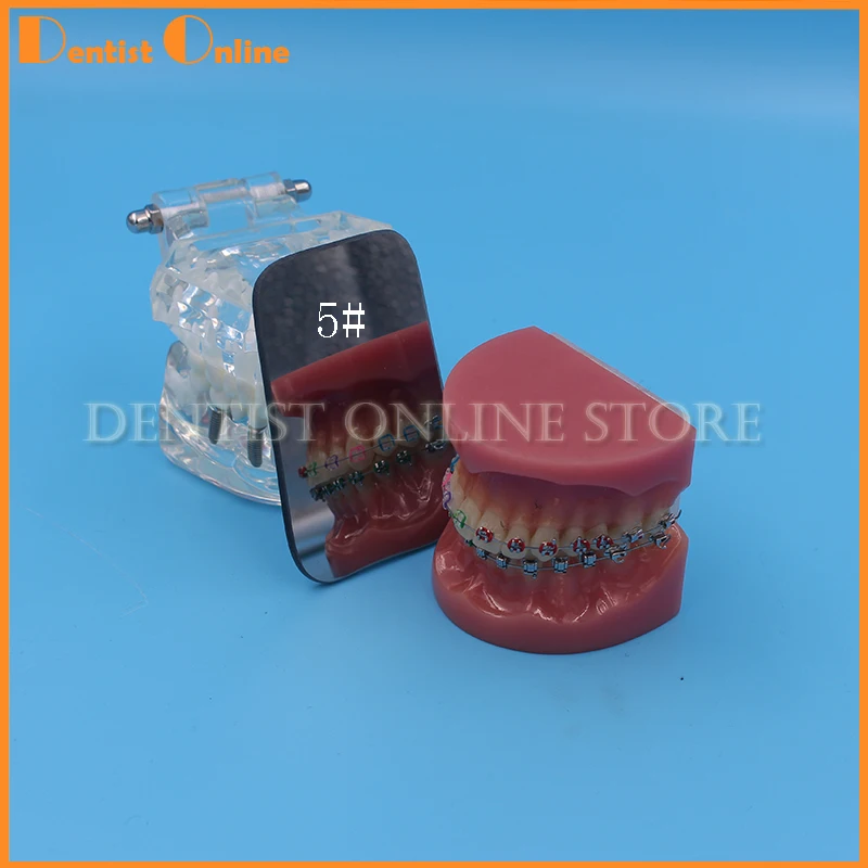 Ortodontická Zubné Fotografické Sklo Zrkadla, Ródium Occlusal Dvojité Bočné Pre Zubné Kliniky