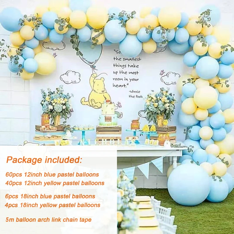 Pastelové DIY Macaron Balón Arch Nastaviť Svadobné Svadobné Baby Sprcha Strany Pozadie Decoation Stenu Organické 1