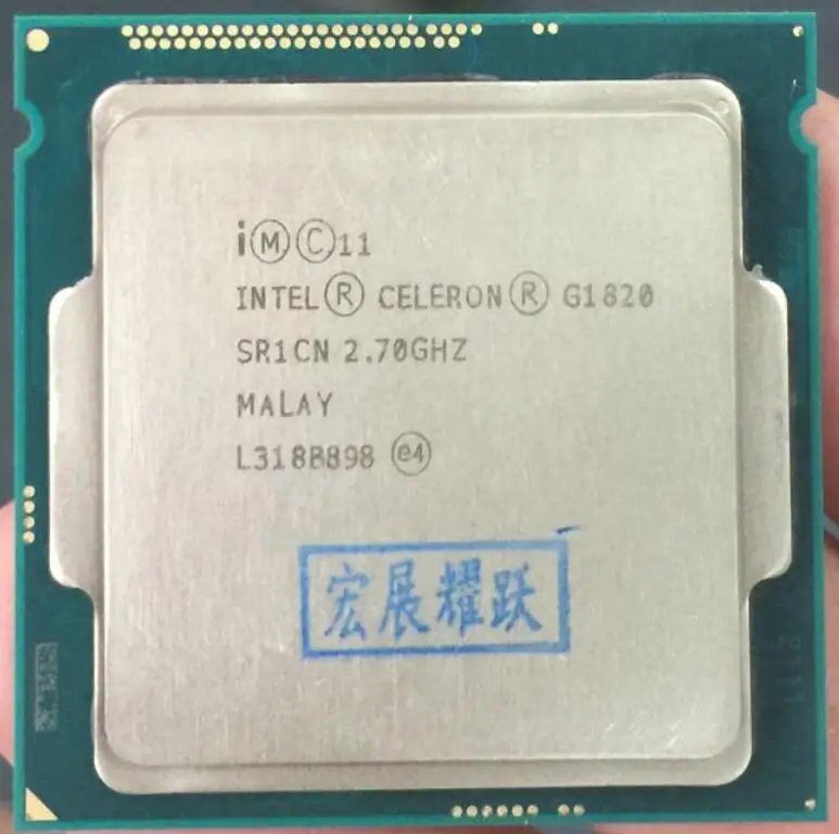 PC počítač Intel Celeron Processor G1820 (2M Cache, 2.7 GHz) LGA1150 Dual-Core funguje správne Desktop Procesor