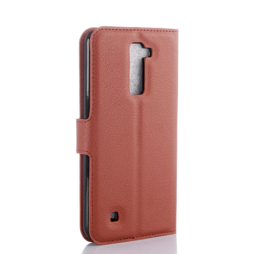 Peňaženka Prípade pre LG K10 Držiteľa Karty Telefónu Prípadoch pre LG K10 ( rovnaké ako pre LG M2 ) Pu Kožené puzdro Ochranný plášť