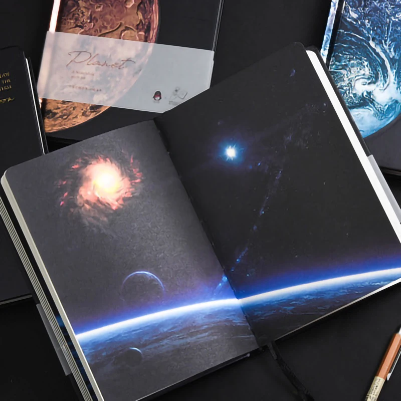 Planéta Diár A5 Kreatívne HOBBY poznámkový blok, Papier Písanie Totoro Notebook Knihy Vestník Cestovný Denník pre Kreslenie, Maľovanie Graffiti