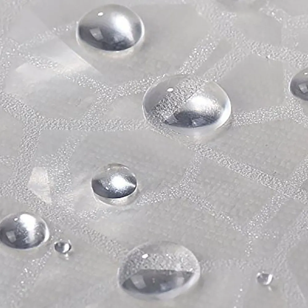 Plastové PEVA 3D Vodotesné Sprchový Záves Zahustiť Transparentná Biela Jasné, Kúpeľňa Opony Luxusný Kúpeľ Záves S 12Pcs Háčiky