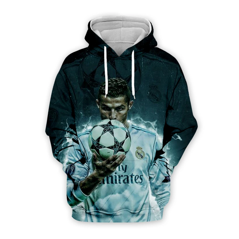 PLstar Vesmíru Cristiano Ronaldo 3D Vytlačený 3D Tlač Hoodie/Mikina/Bunda/Muži, Ženy Módne košele