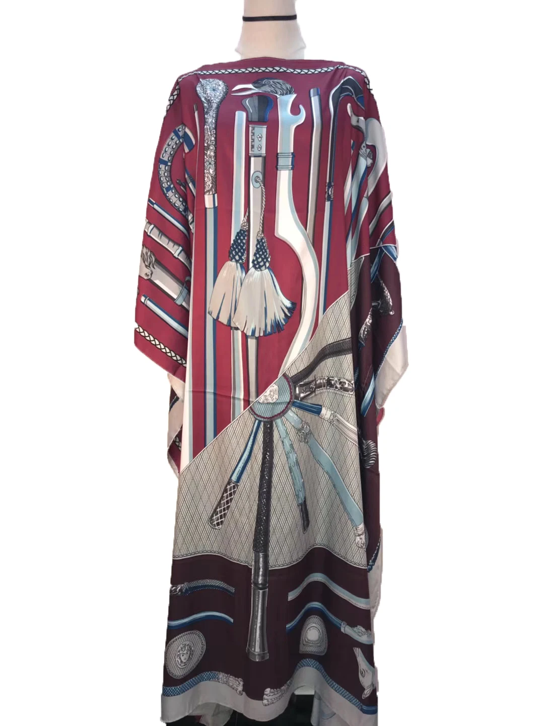 Plus veľkosť móda tlačené Kaftan České Vytlačené Voľné Plážové Šaty Dashiki Afriky voľné Abaya Župan oblečenie Afriky oblečenie