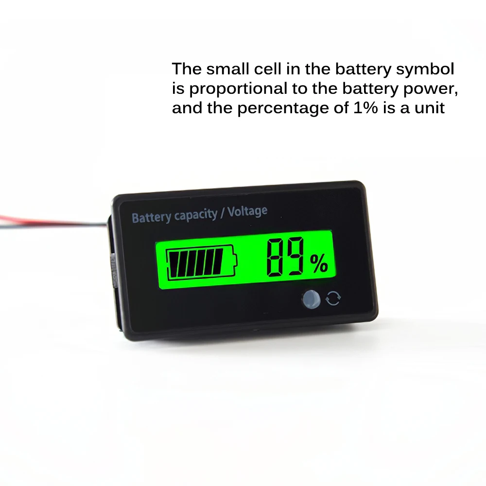Pohodlné 12V Lead-Acid Battery Power Indikátor Lítiové Batérie Displej Board Batérie, Power Meter LCD Digitálny Displej