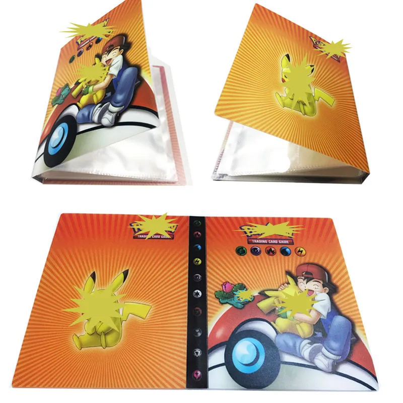 Pokemon Karty 240pcs Držiteľ Album Hračky pre Deti Zber Hrá Obchodovania Kartová Hra Pokemon Album Knihy
