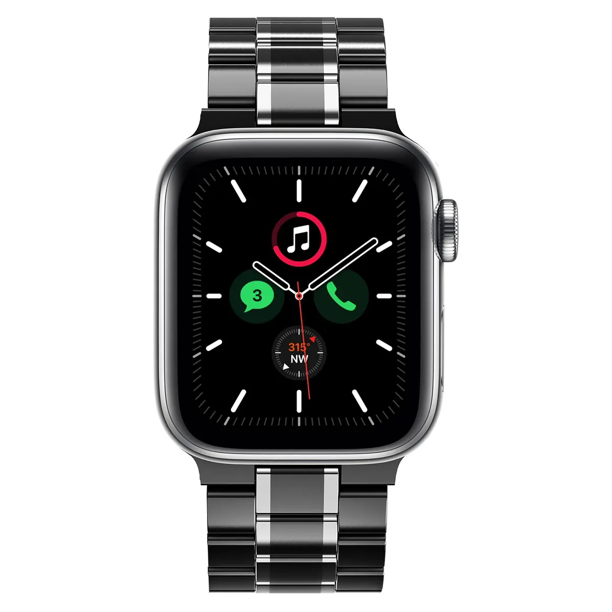 Popruh pre Apple hodinky Náramok 42mm 38mm kapela 44 mm 40 mm z Nehrdzavejúcej Ocele iwatch Series 5 4 3 2 1 Kovov watchband Apple hodinky 5 4