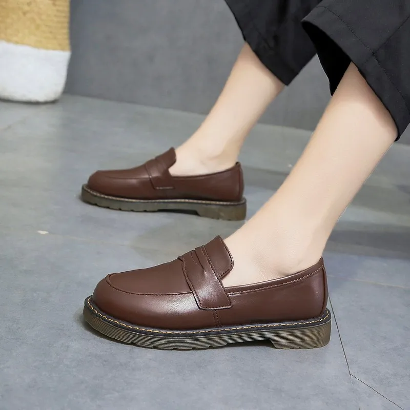 Pošmyknúť na Oxford Topánky pre Ženy Topánky Mokasíny popínavé rastliny kórejský Topánky Žena Platforma Topánky Moccasins Dámske Topánky Čierne Tenisky