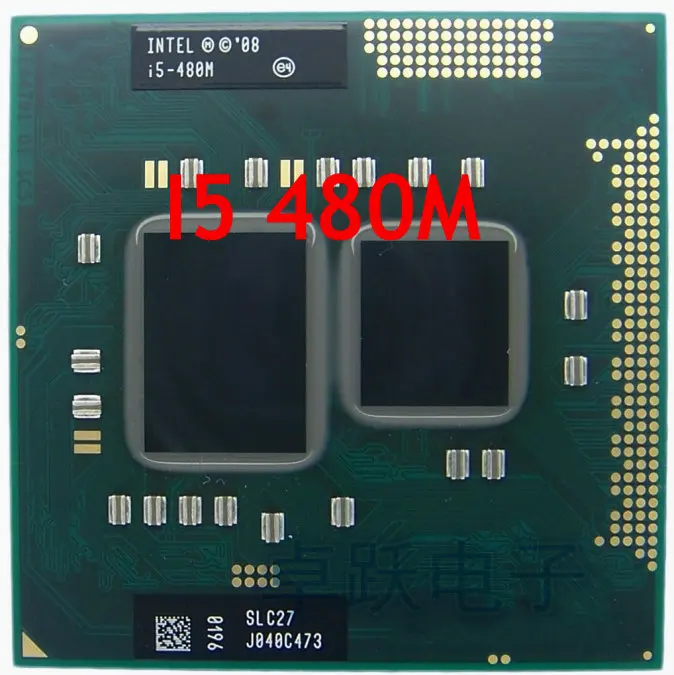Poštovné zadarmo Intel Core I5 480m cpu 3 M/2.66 GHz/2933 MHz/Dual-Core Notebook, procesor I5-480M Kompatibilné HM57 HM55