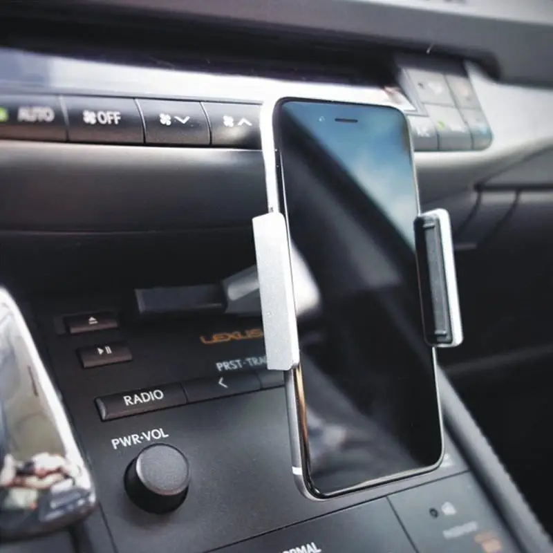 Pre 3.5-6.0 Palcový Telefón Auta GPS Navigácie Držiak na CD Slot Hliníkové Mobile Mount Držiak Stojan Pre iPhone Huawei Samsung Xiao